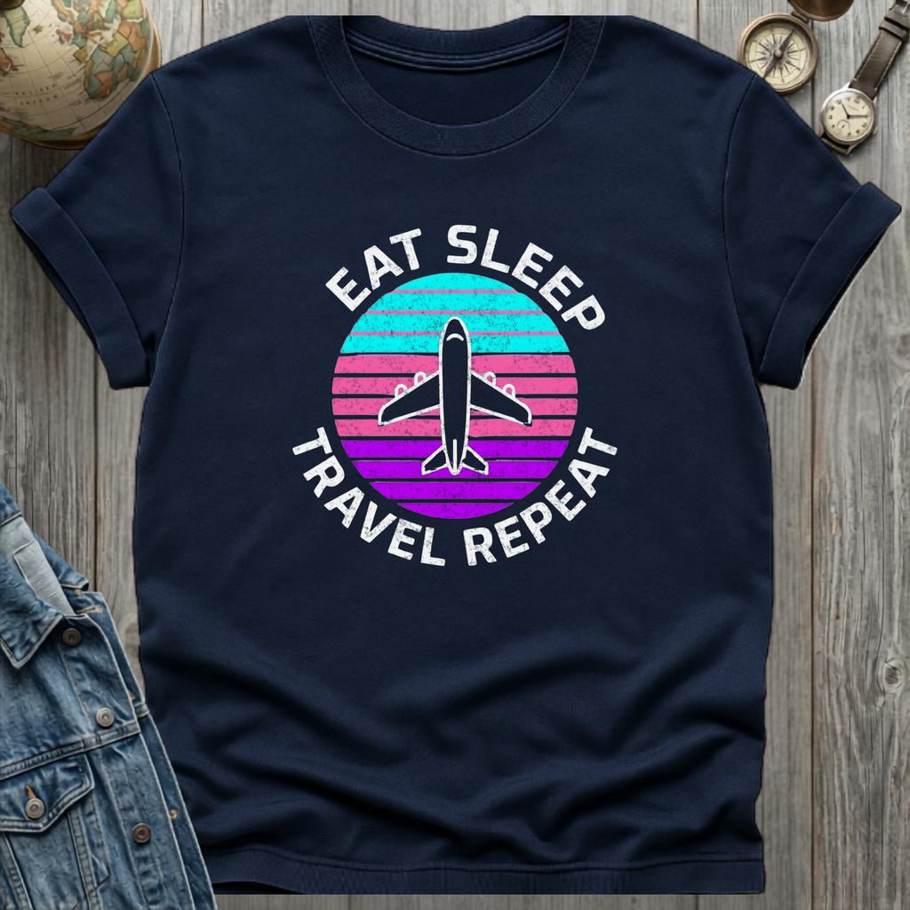 Plane Eat Sleep T-Shirt