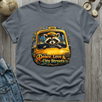 Peace Love City Streets Raccoon T-Shirt