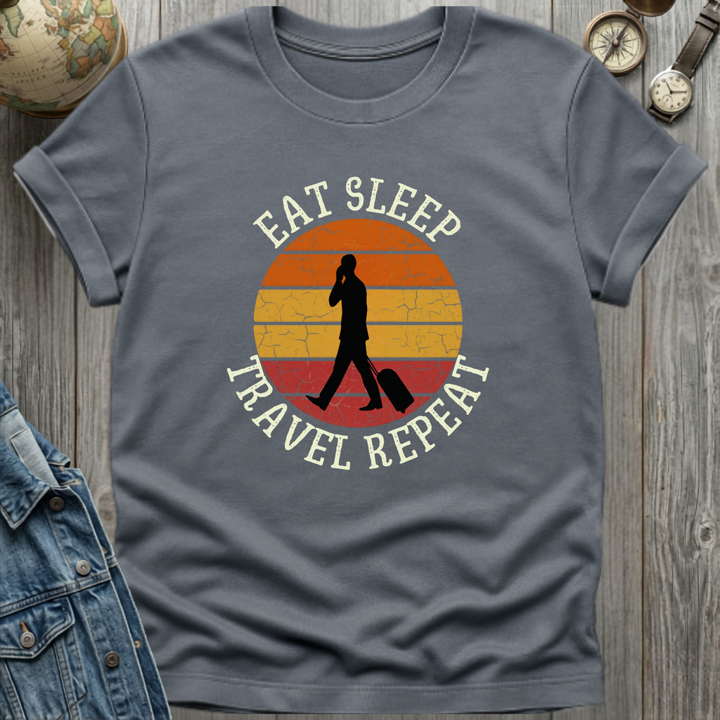 Retro Eat Sleep T-Shirt