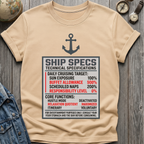 Ship Specs T-Shirt