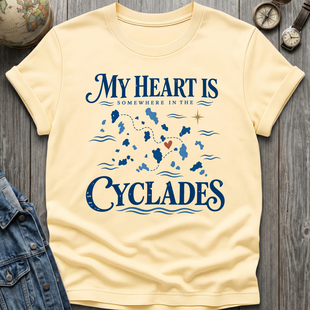Cyclades Heart T-Shirt