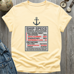Ship Specs T-Shirt