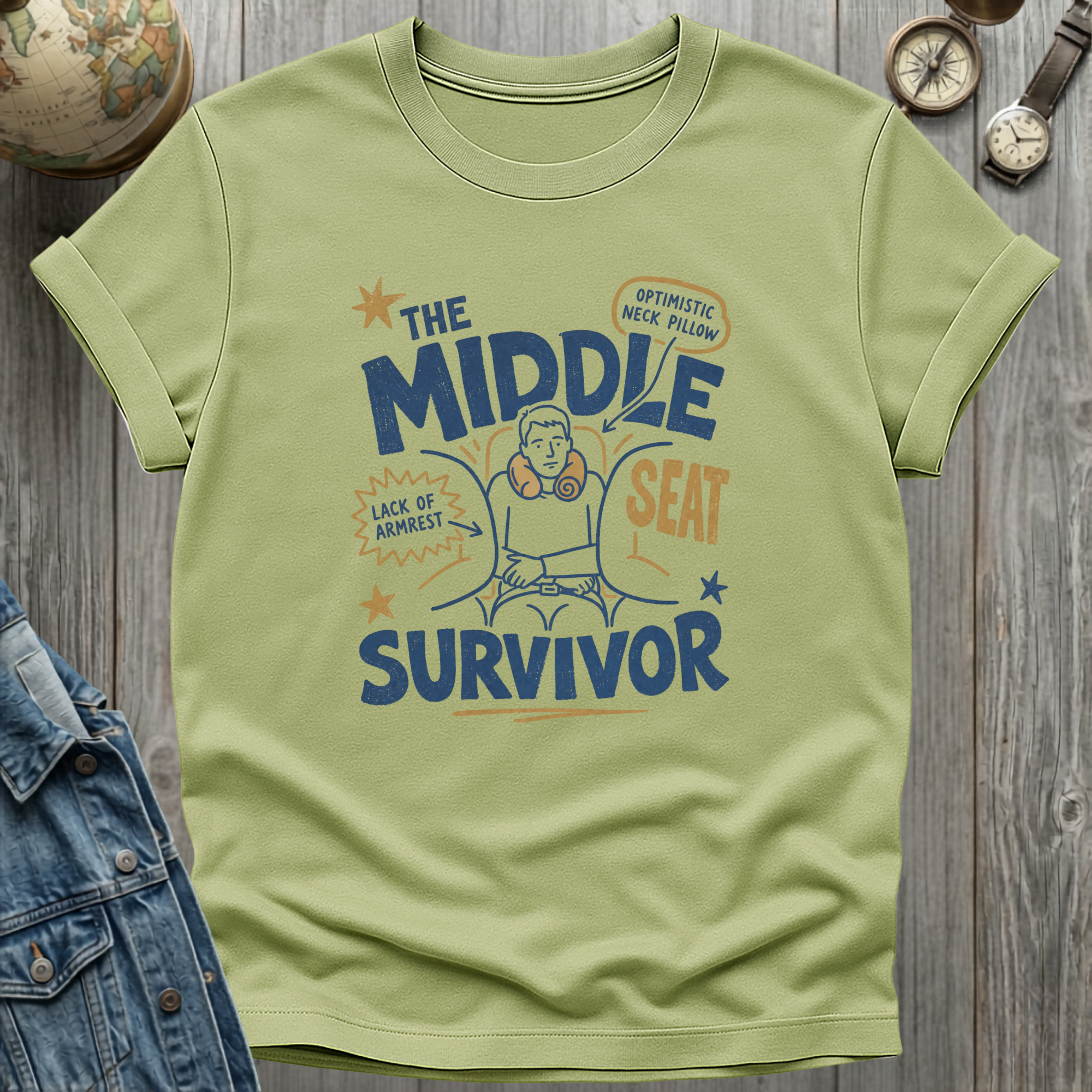 Middle Seat Survivor T-Shirt