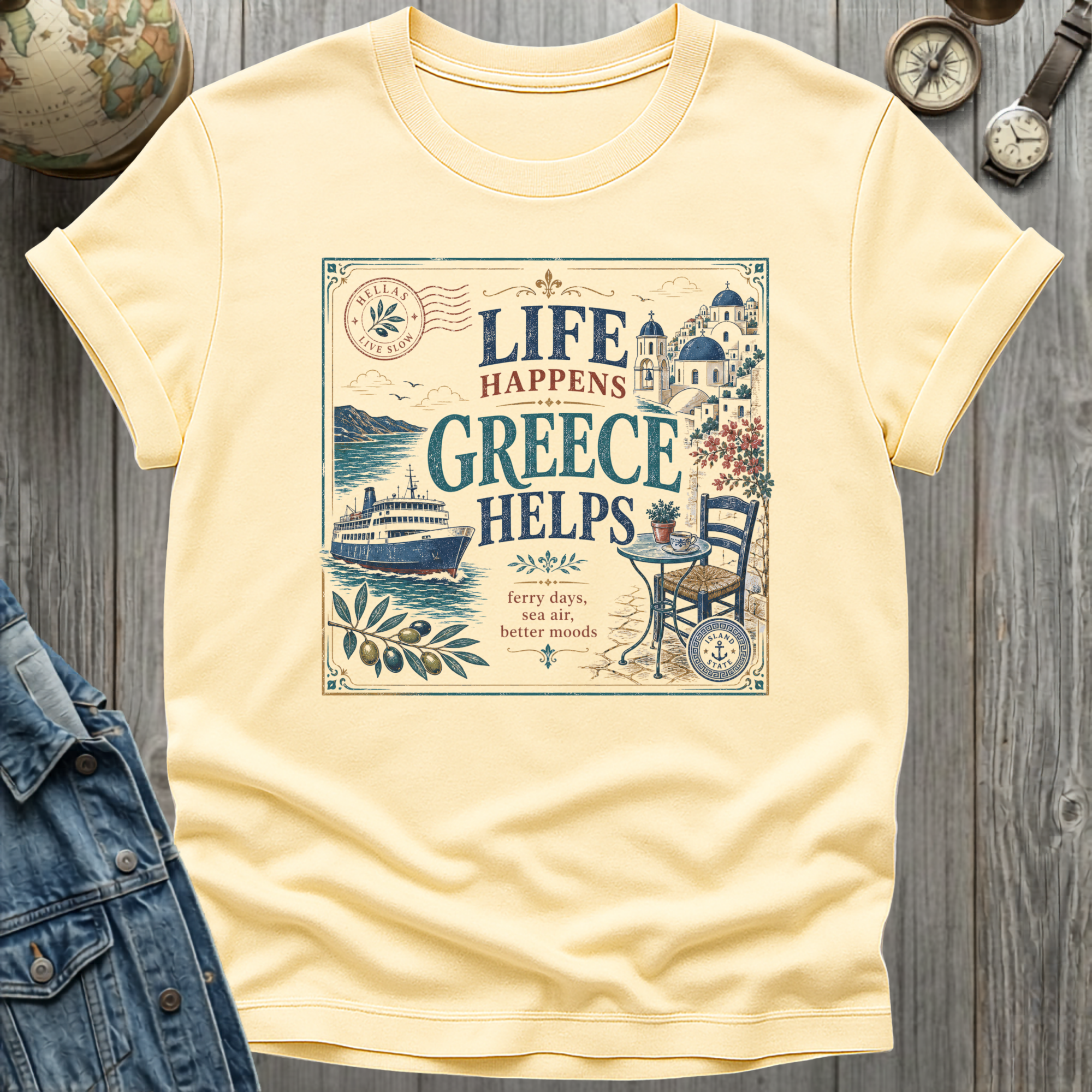 Greece Helps T-Shirt