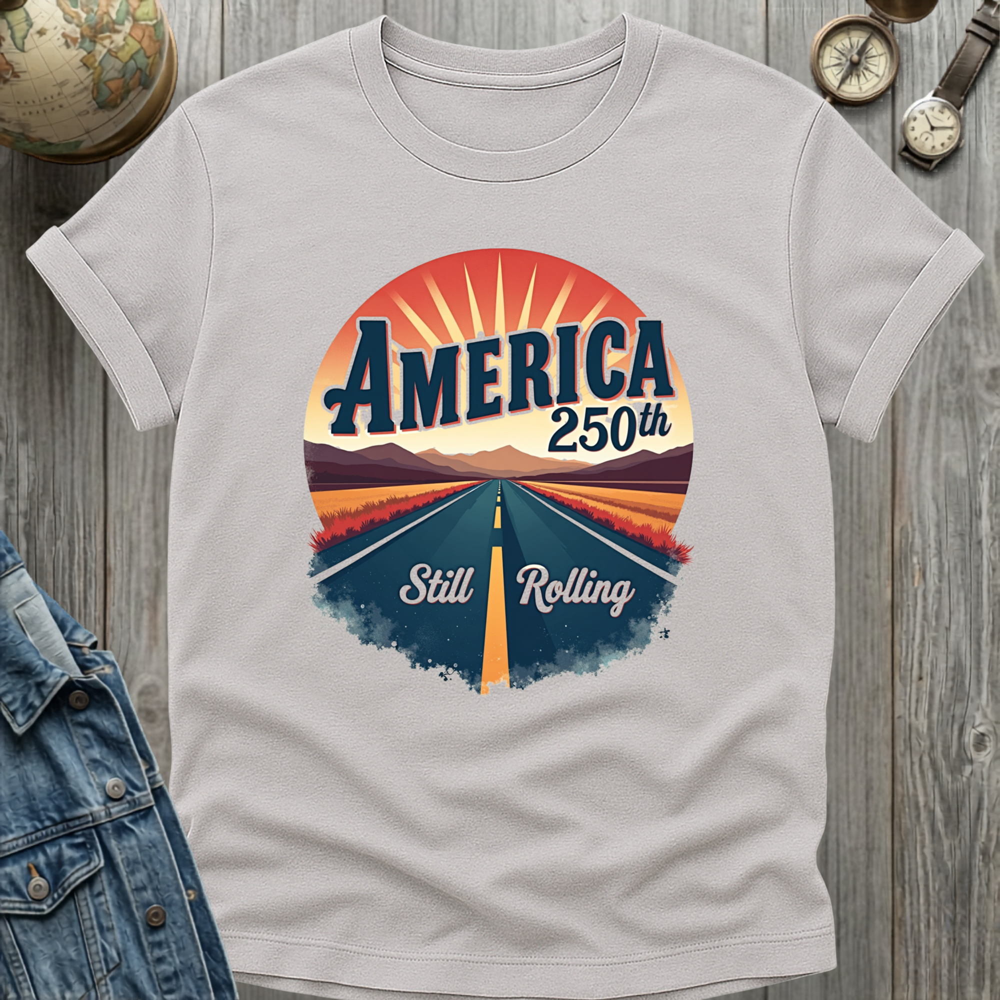 America 250th Badge T-Shirt