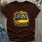 Peace Love City Streets Raccoon T-Shirt
