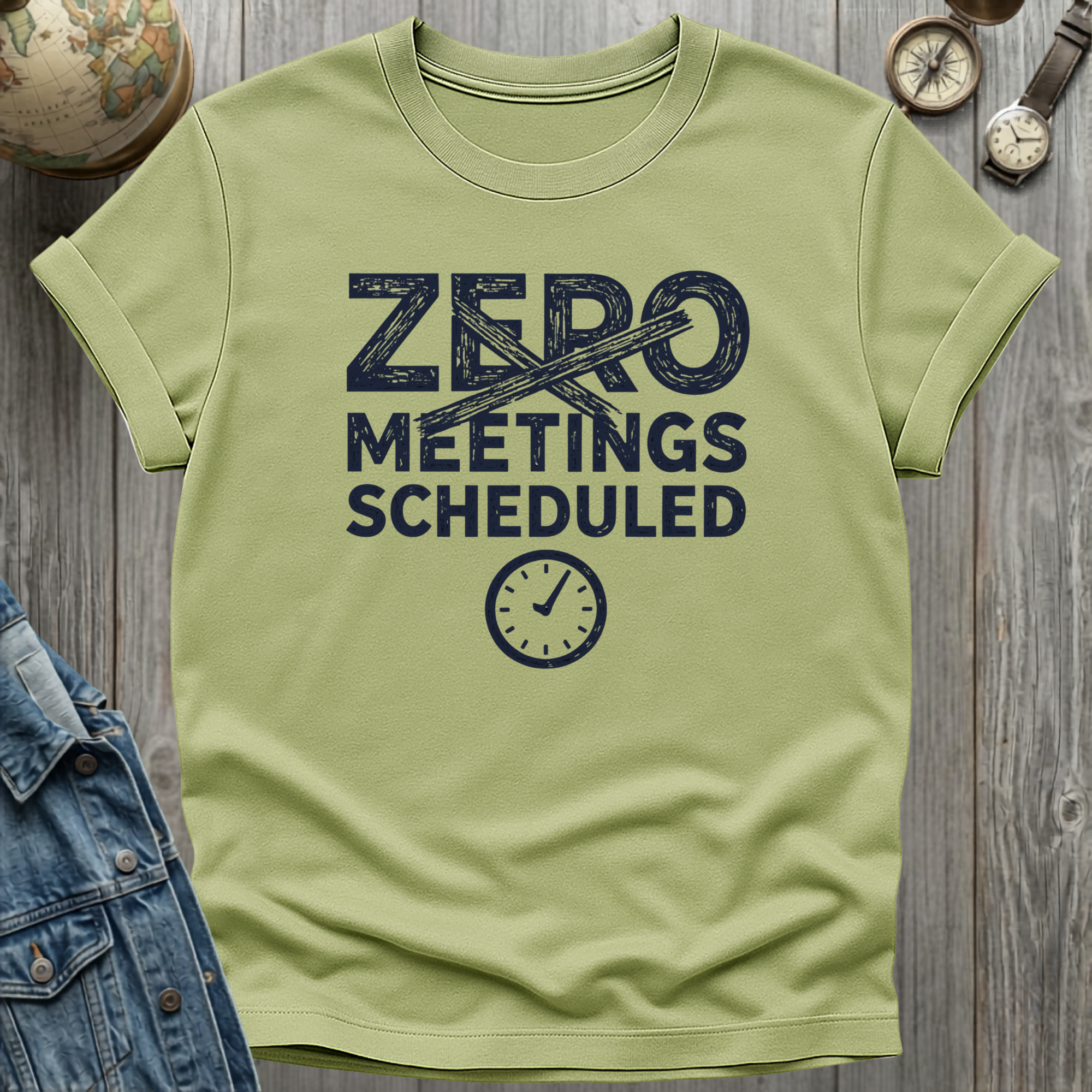 Zero Meetings Scheduled T-Shirt