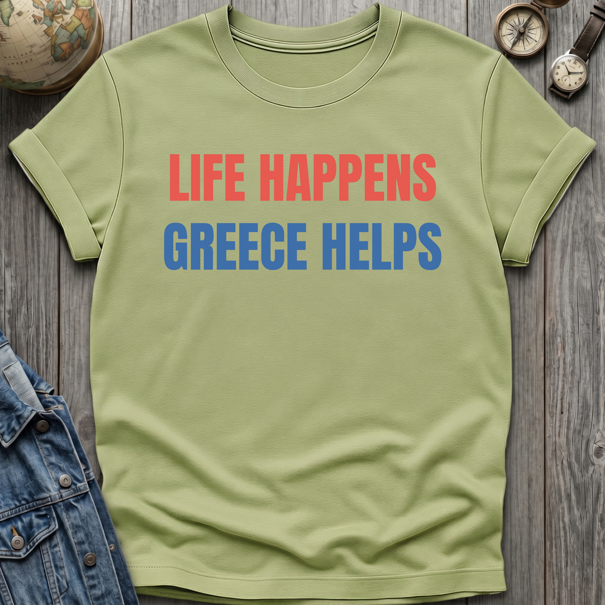 Greece Helps T-Shirt
