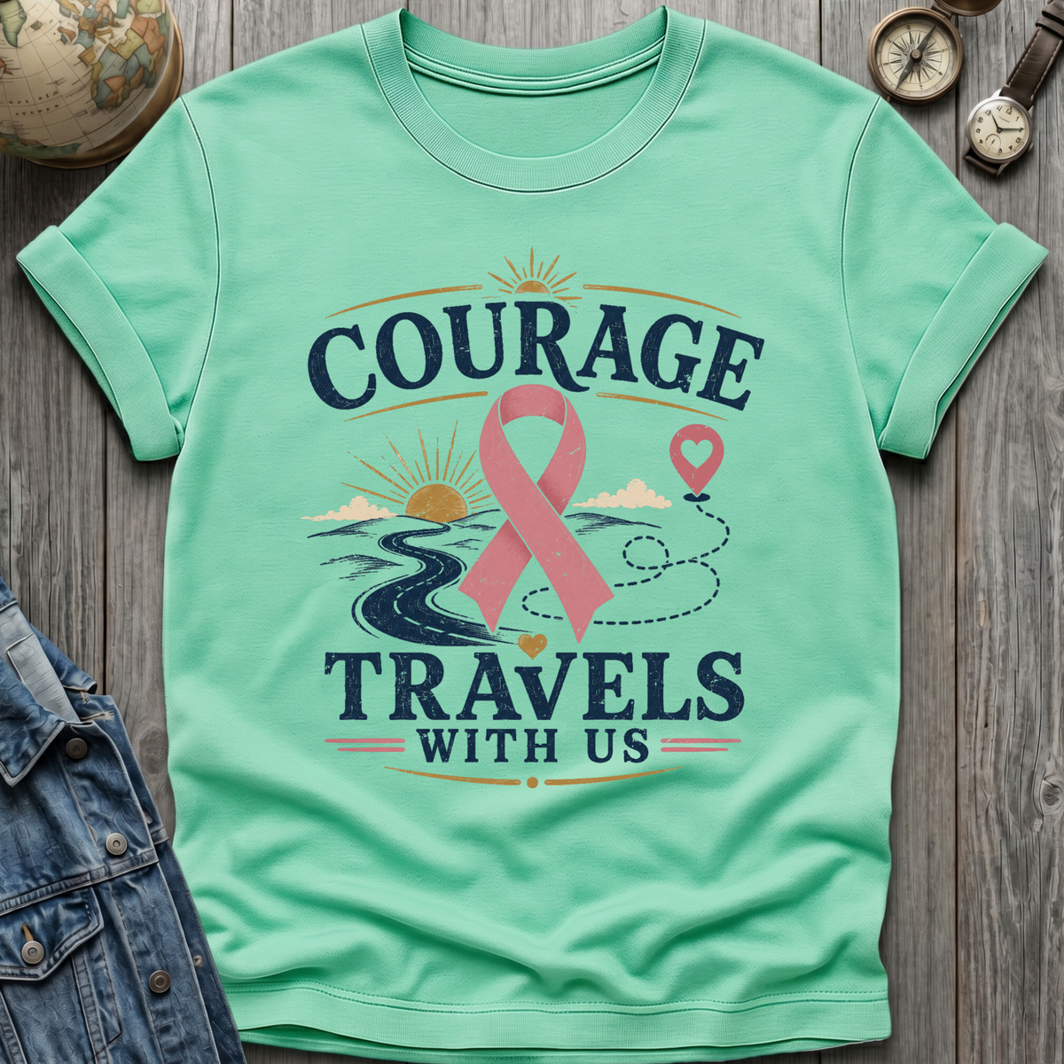 Courage Travels T-Shirt