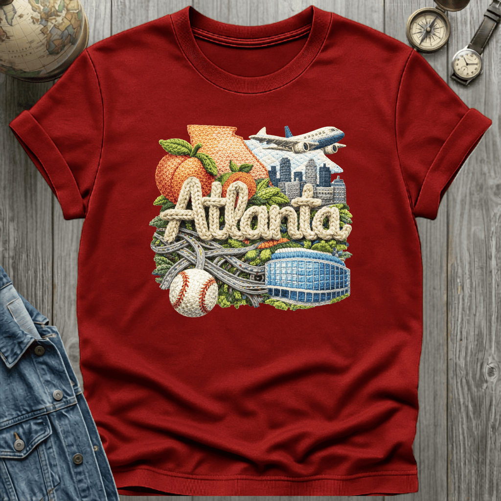 Atlanta Faux Woven T-Shirt