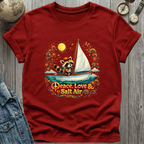 Peace Love Salt Air Raccoon T-Shirt