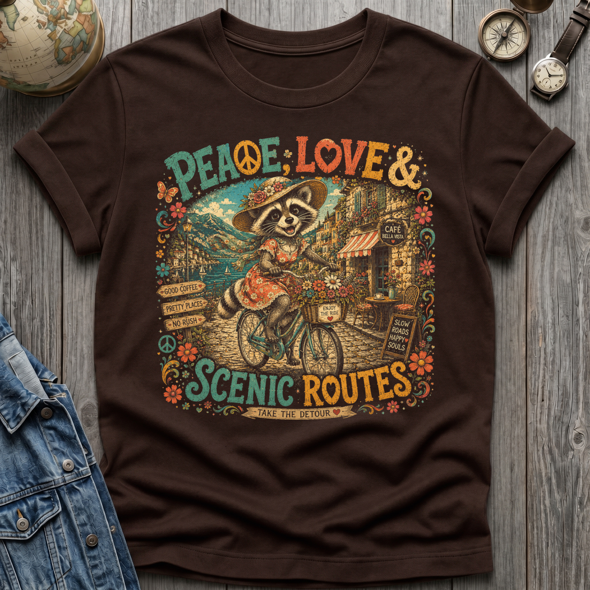 Peace Love Scenic T-Shirt