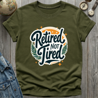 Retired Not Tired Stars T-Shirt