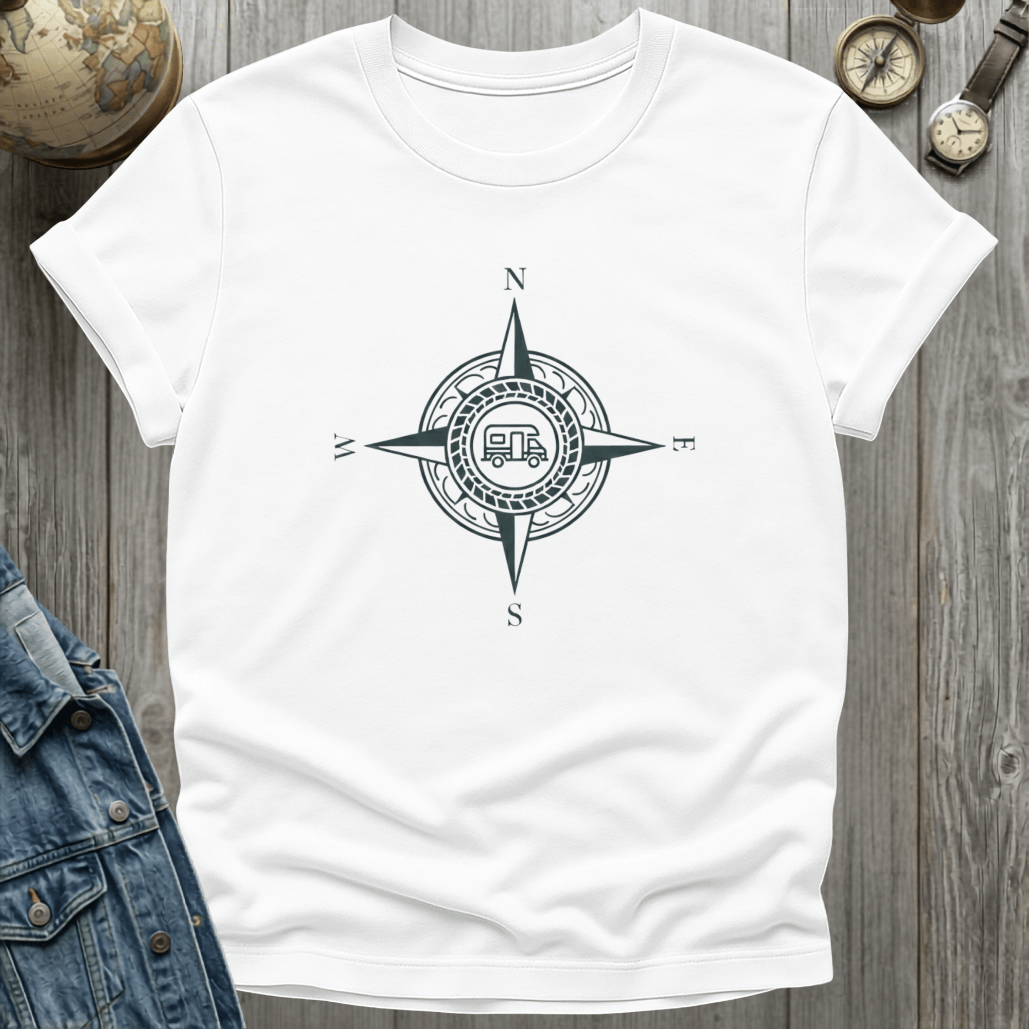Compass RV Camper T-Shirt