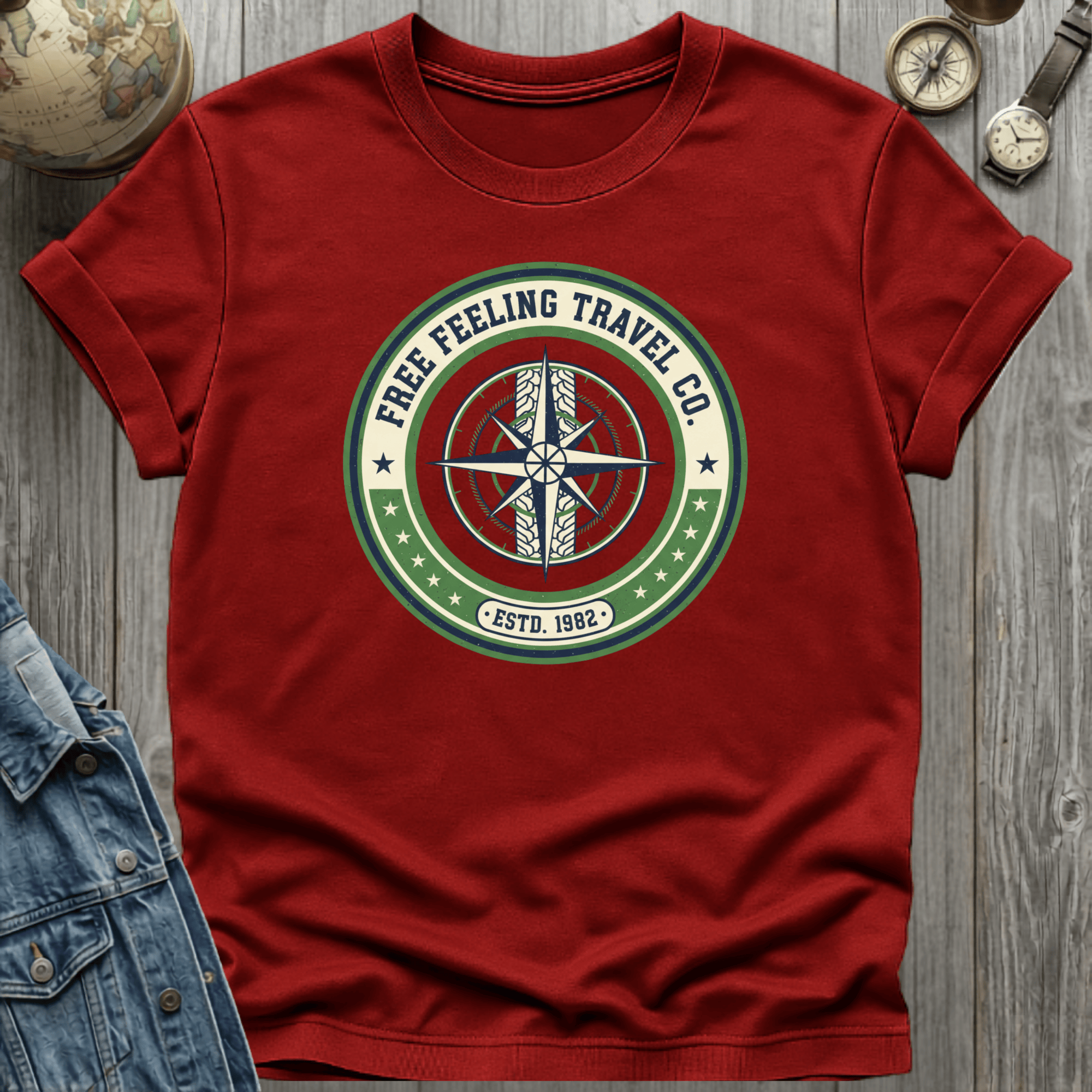 Free Feeling Travel Co T-Shirt