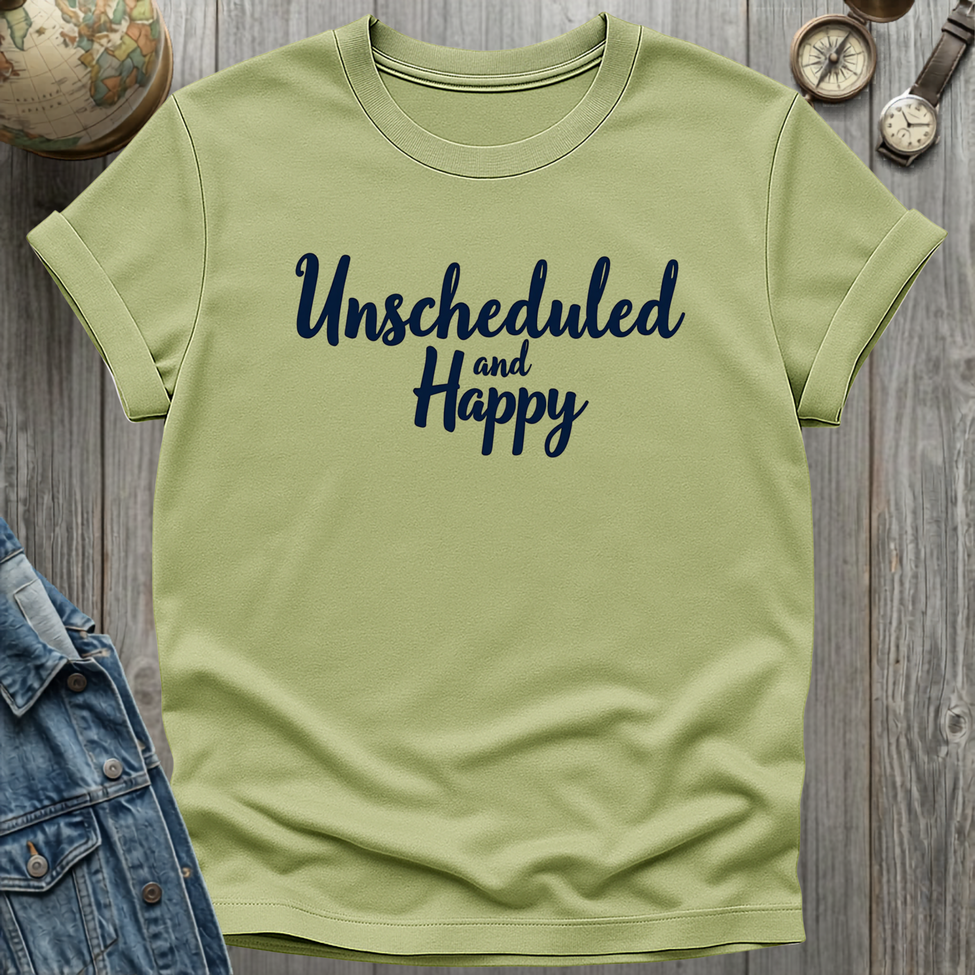 Unscheduled and Happy T-Shirt