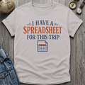Spreadsheet Trip T-Shirt