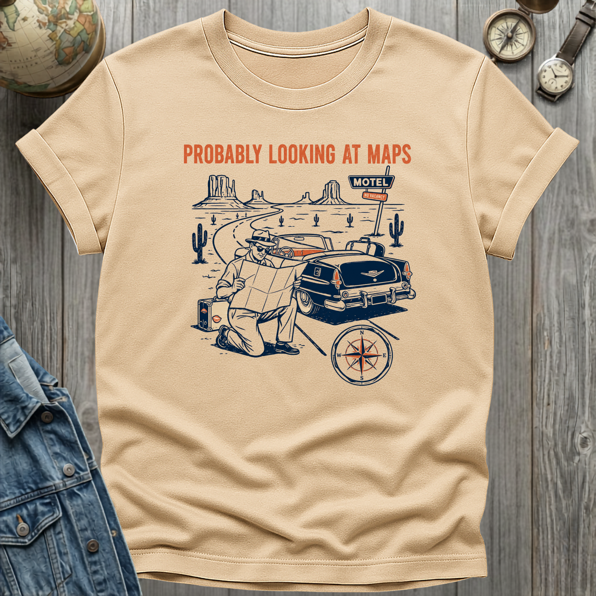 Looking at Maps T-Shirt