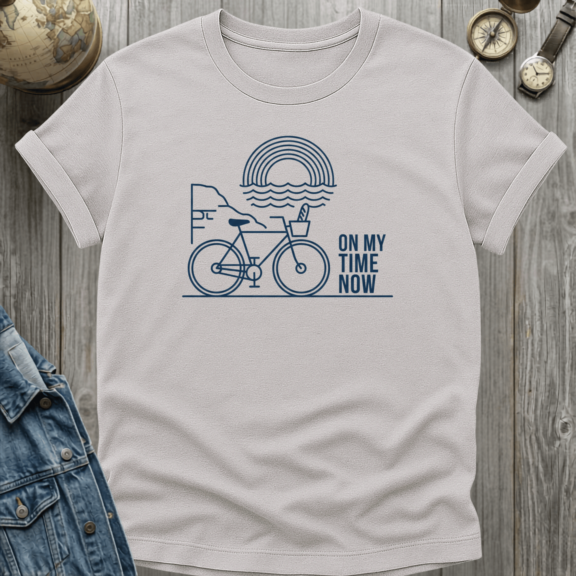 On My Time Now Bike T-Shirt