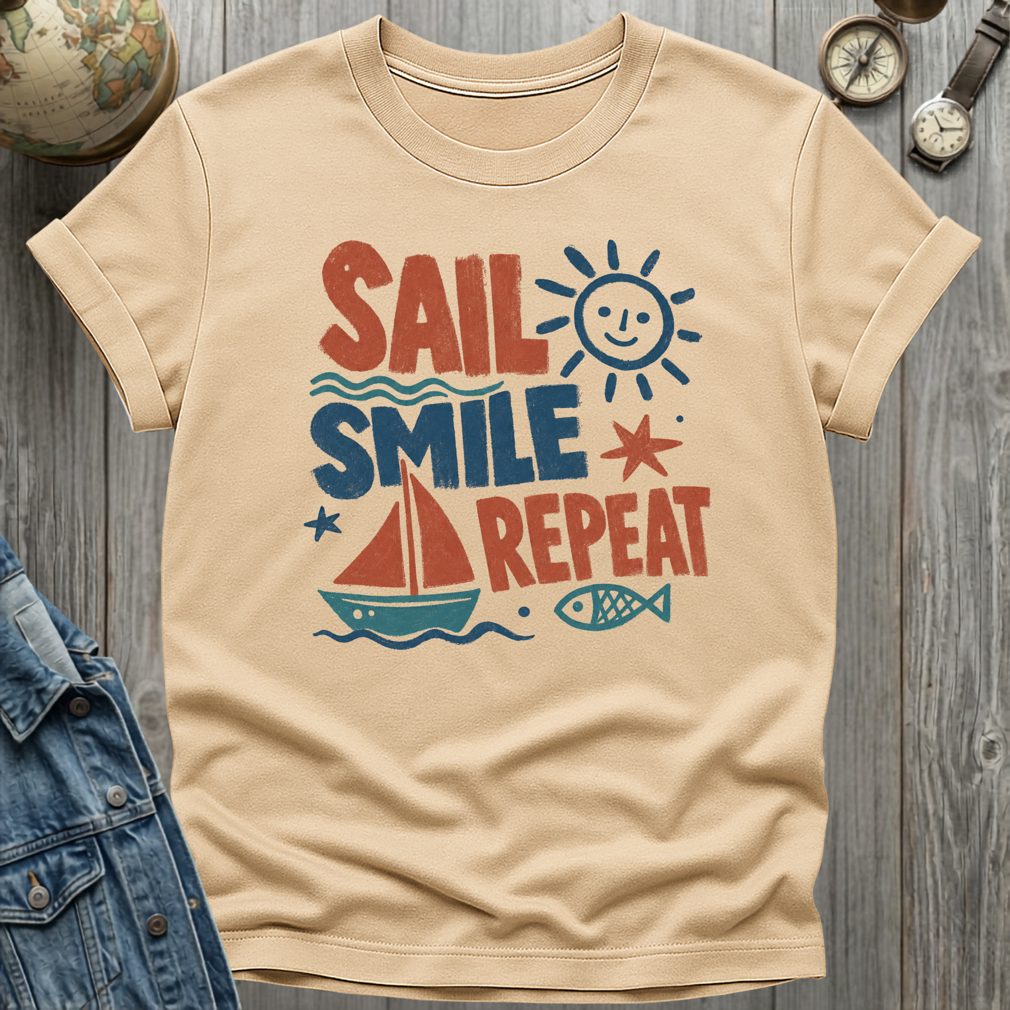 Sail Smile Repeat T-Shirt