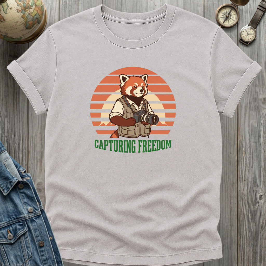 Red Panda Freedom T-Shirt