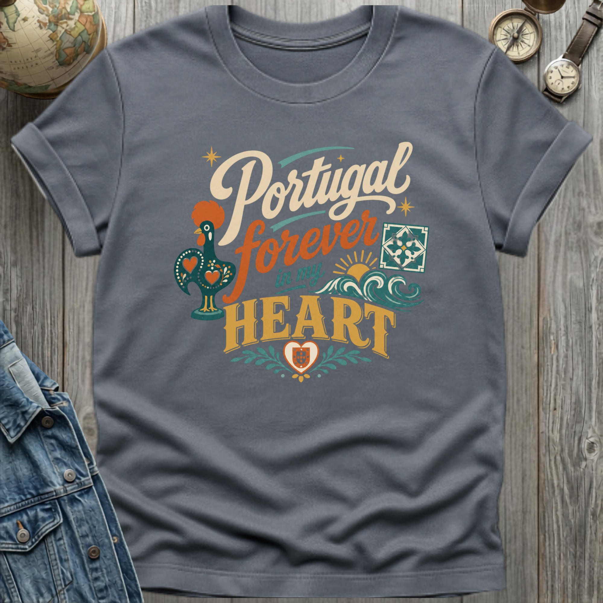 Portugal Heart T-Shirt