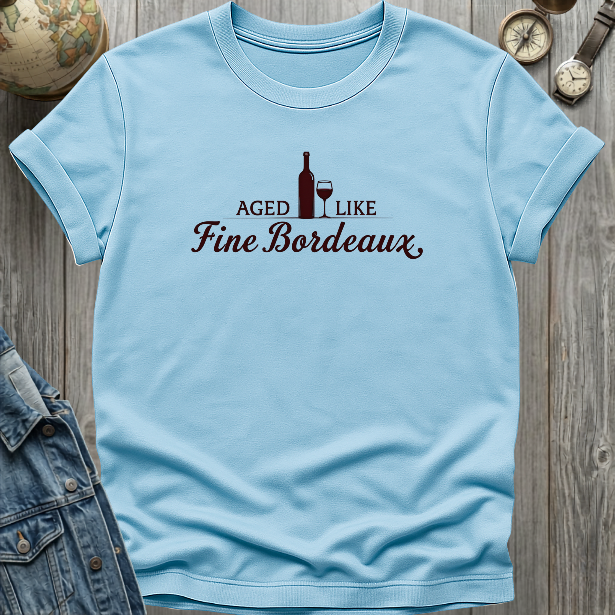 Fine Bordeaux T-Shirt