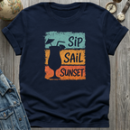 Sip Sail Sunset T-Shirt
