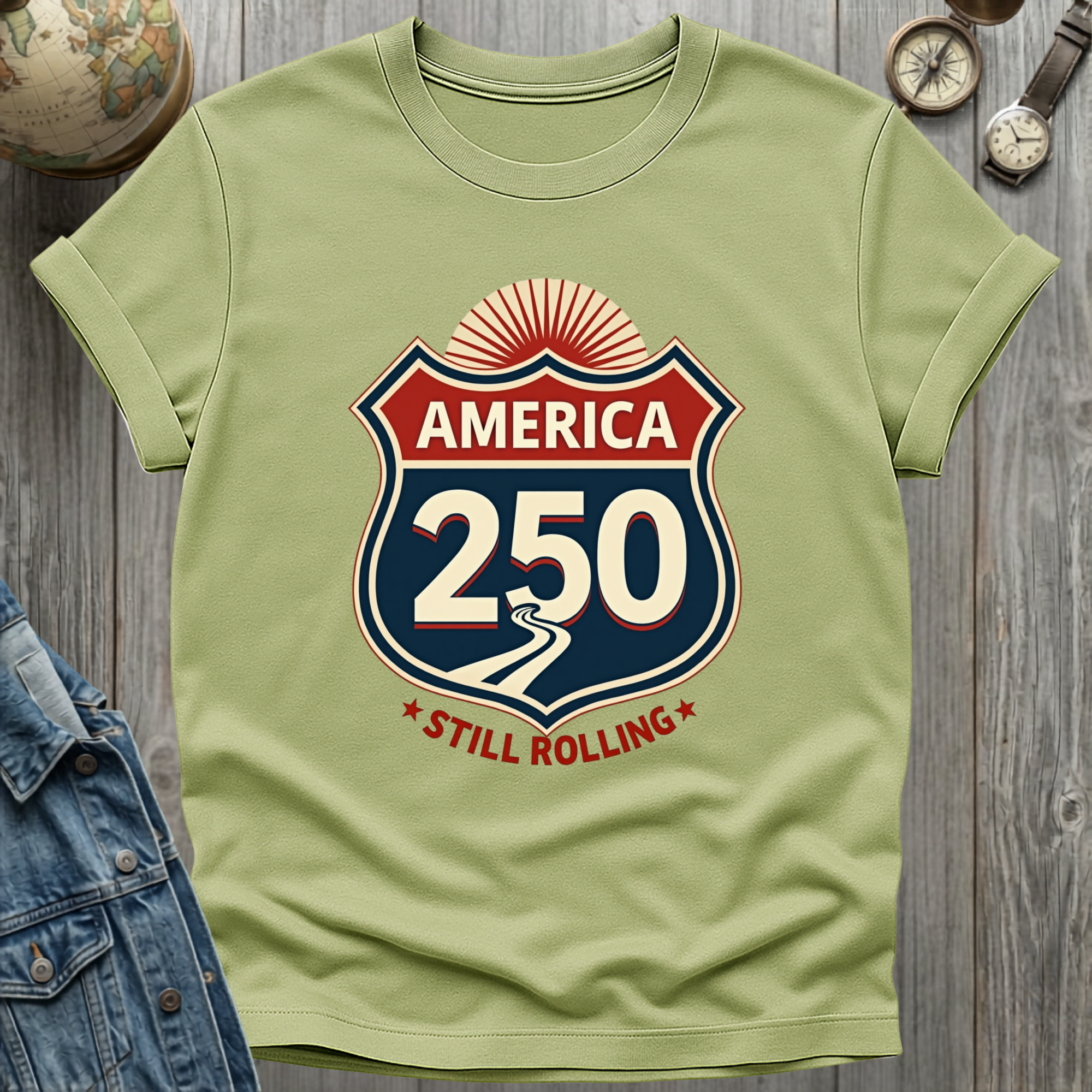 America 250 Still Rolling T-Shirt