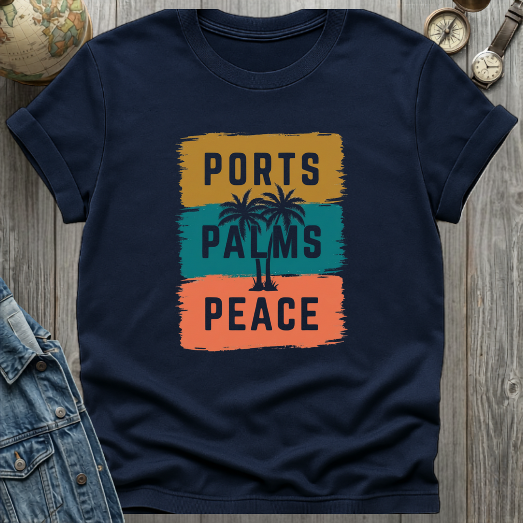 Ports Palms Peace T-Shirt