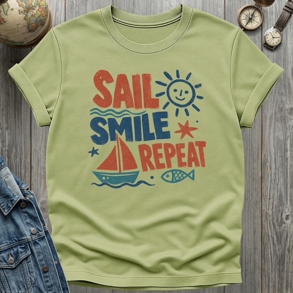 Sail Smile Repeat T-Shirt