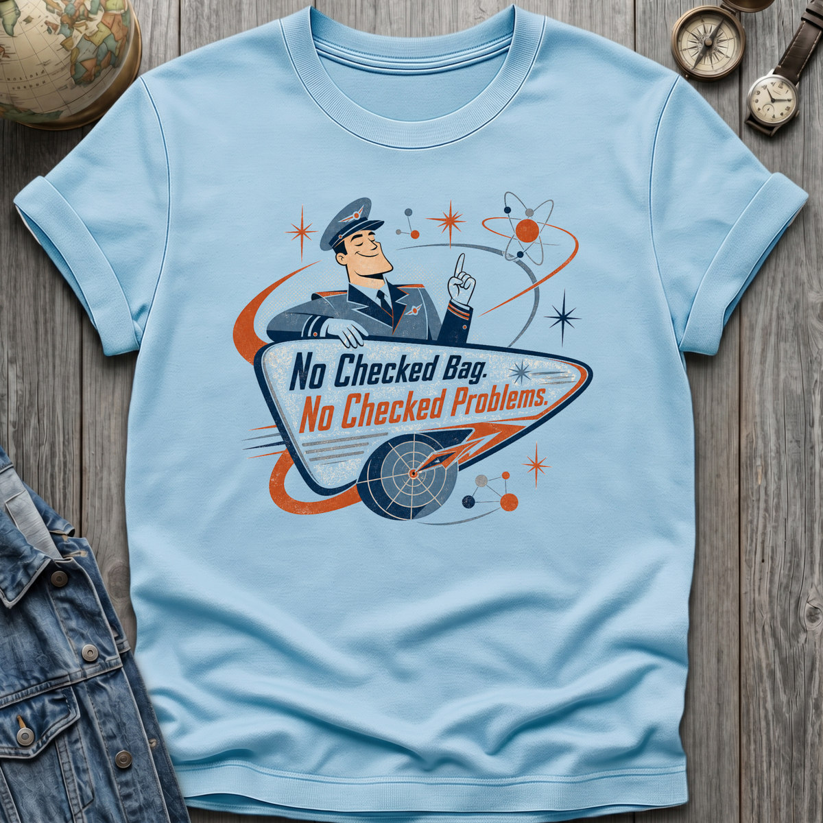 Checked Problem T-Shirt