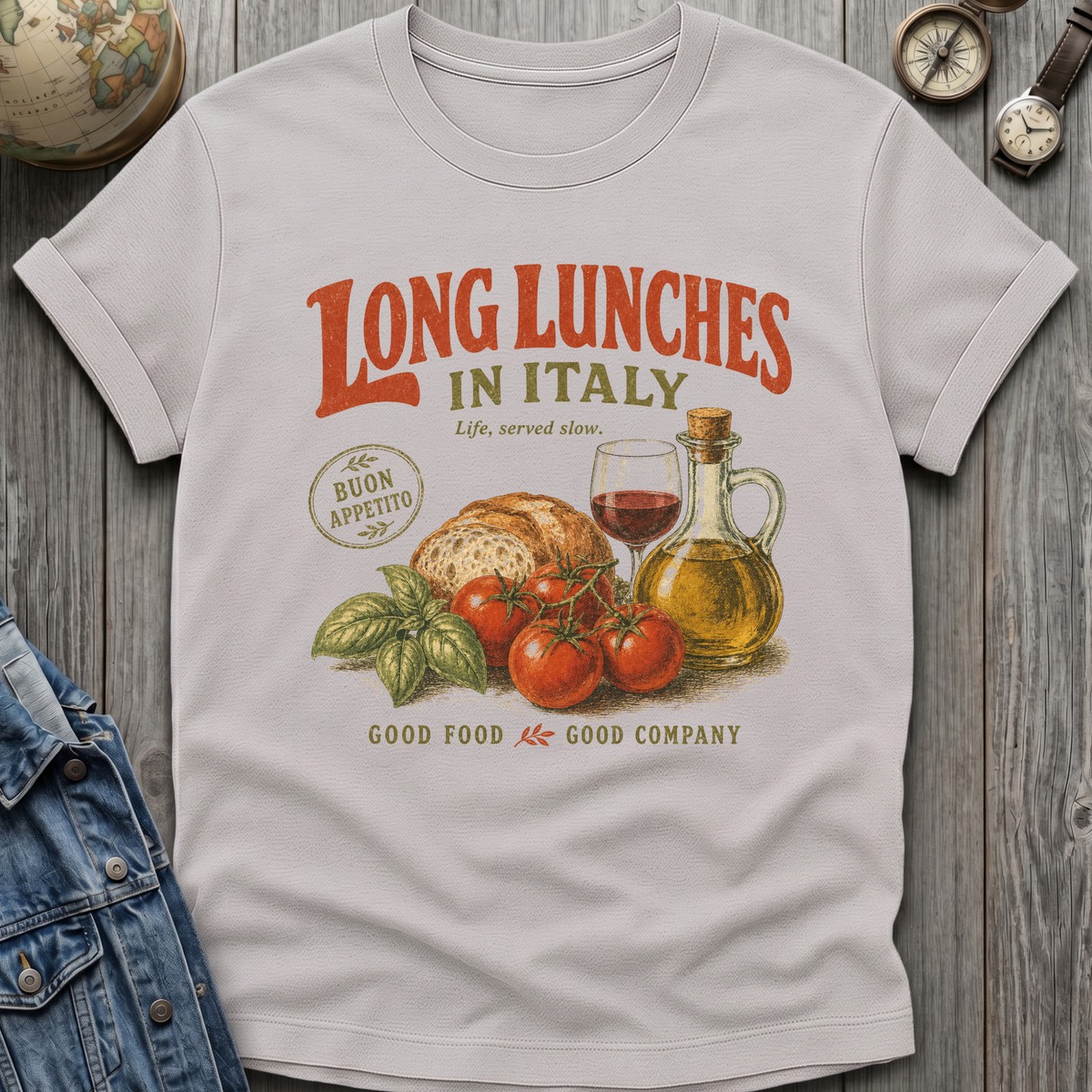Long Lunches Italy T-Shirt