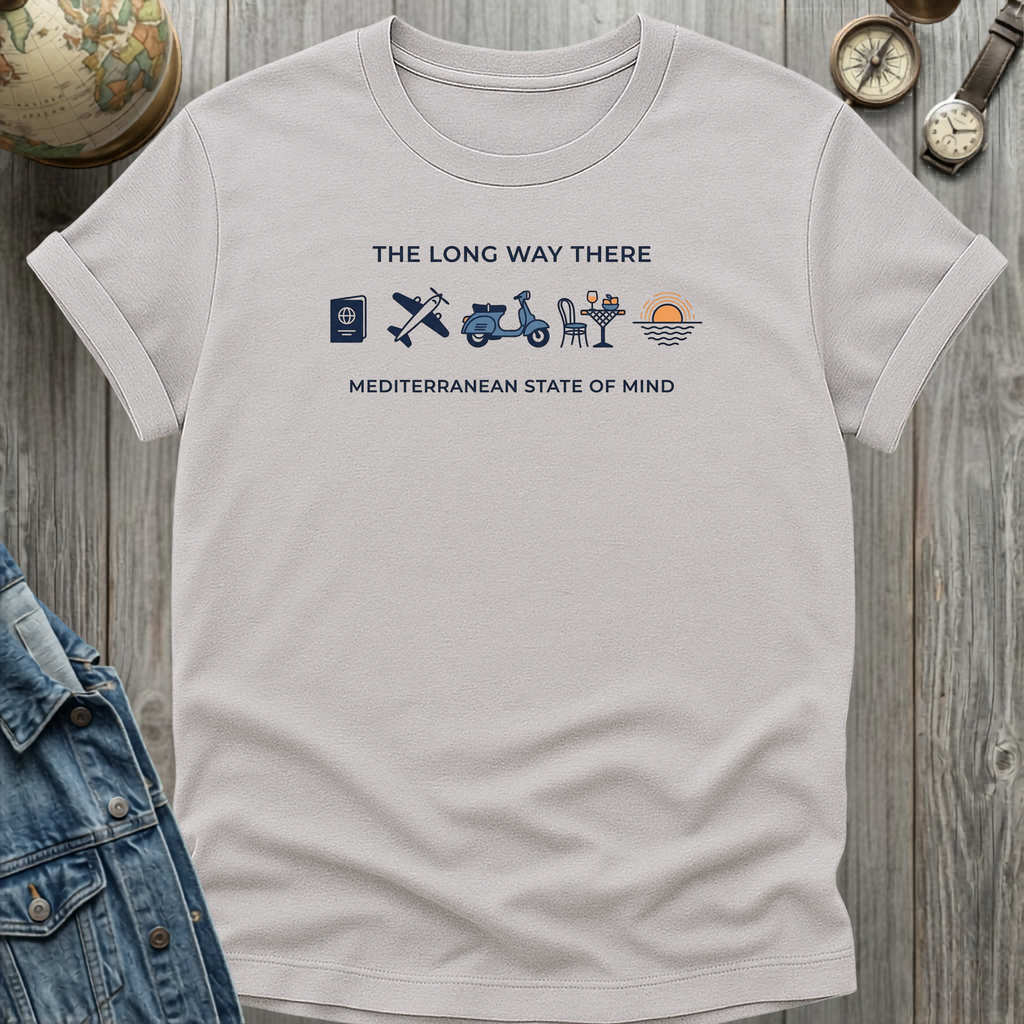 Med State of Mind T-Shirt Ice Grey / S