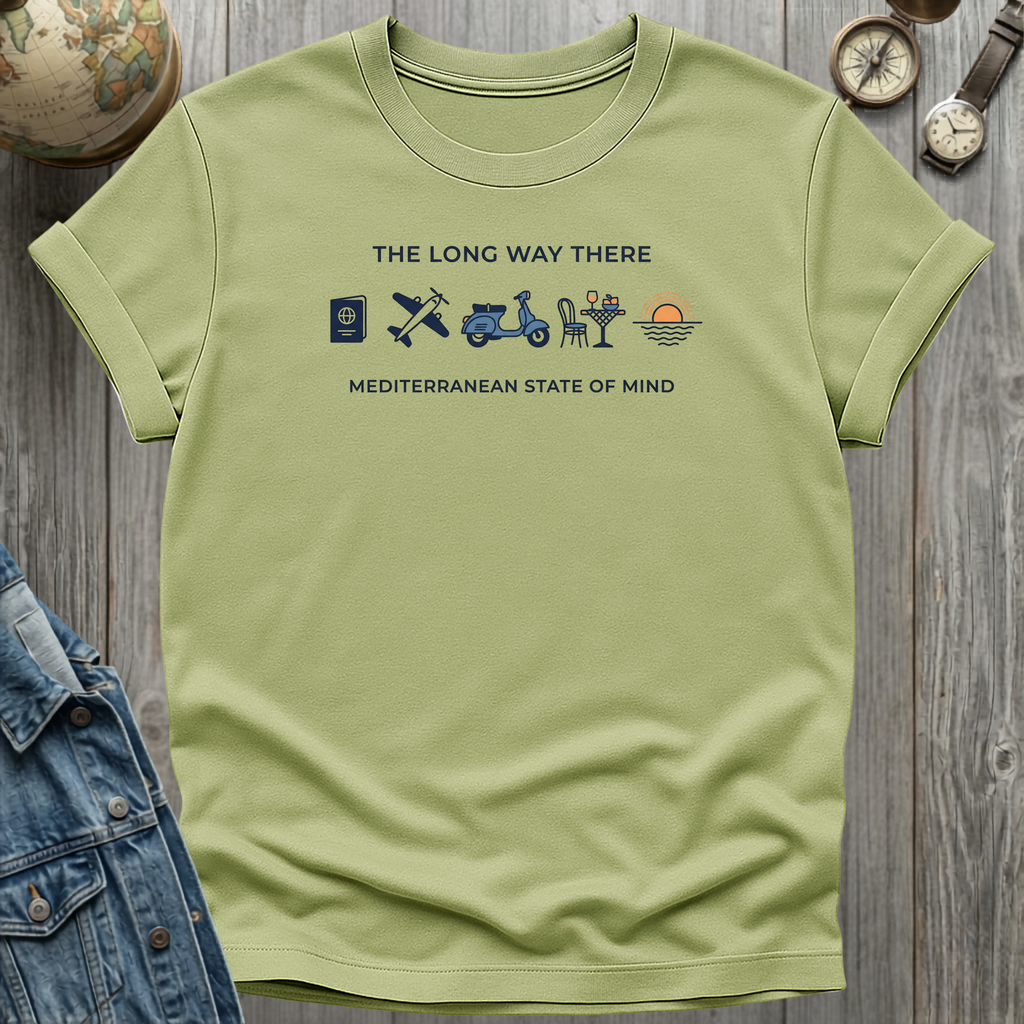 Med State of Mind T-Shirt Pistachio / S