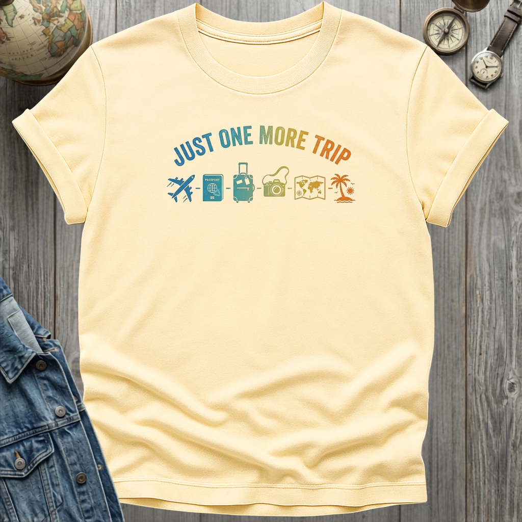 One More Trip T-Shirt Cornsilk / S