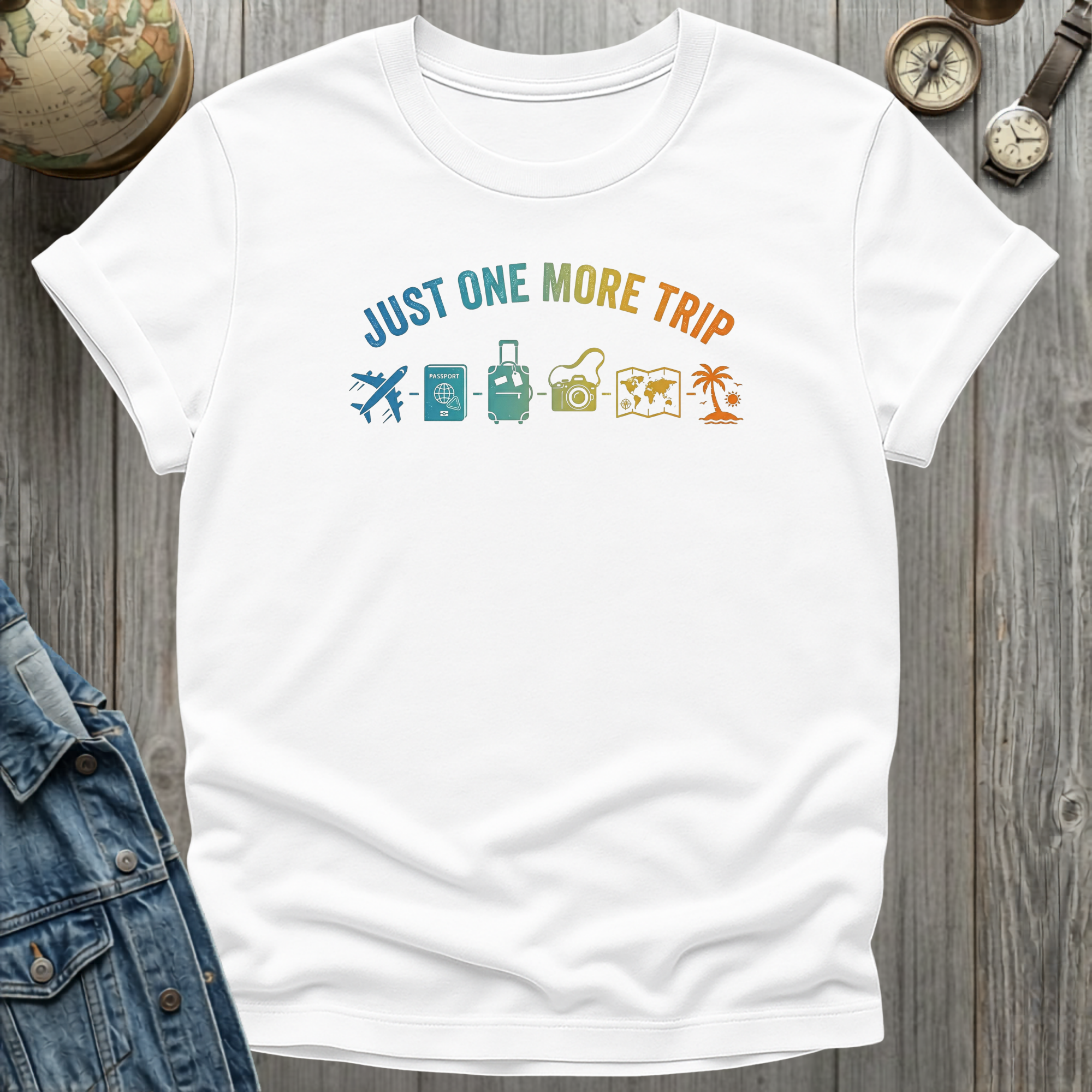 One More Trip T-Shirt White / S