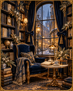 European Winter Elegance: Set of 6 Printable Wall Art Prints