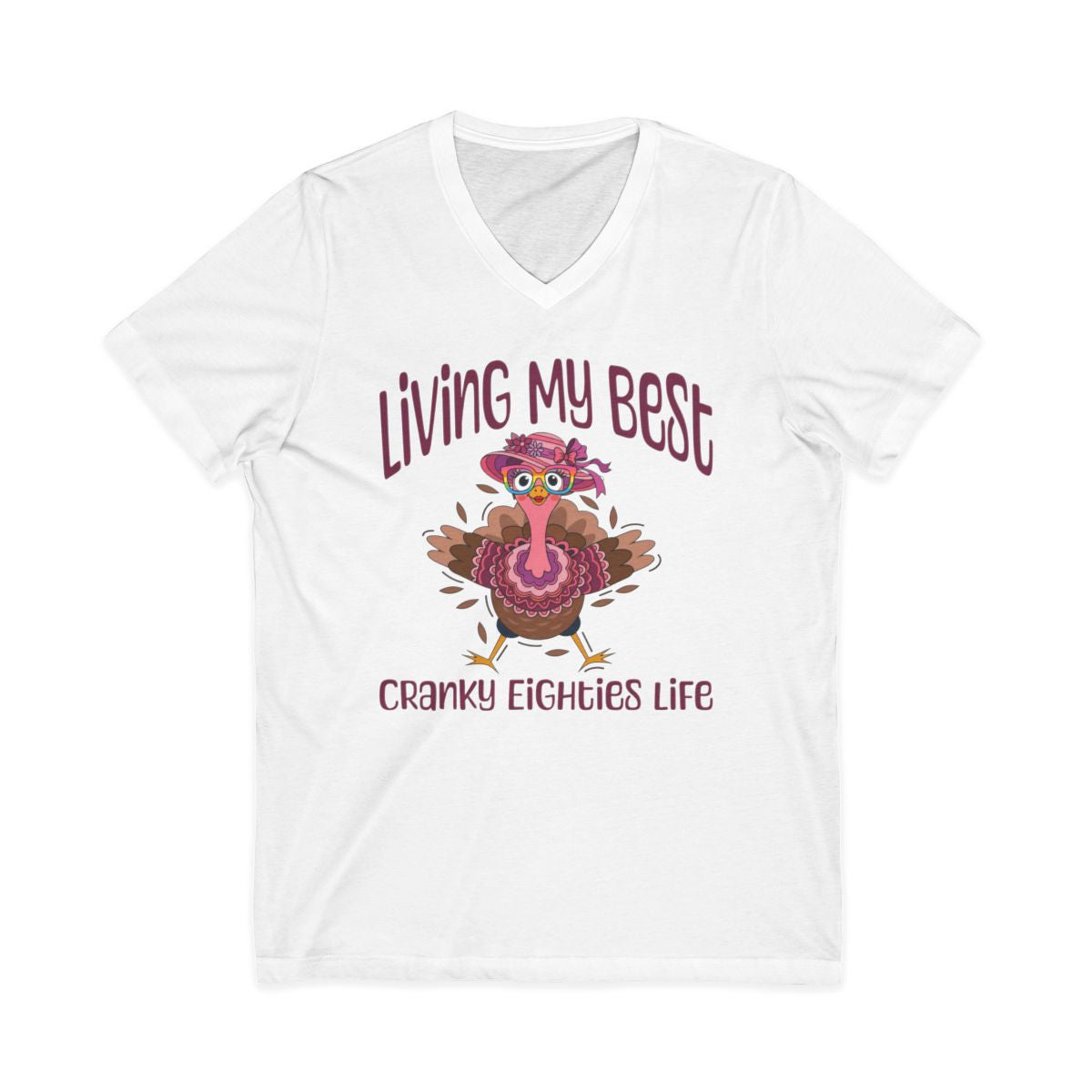 Best Eighties V-Neck T-Shirt