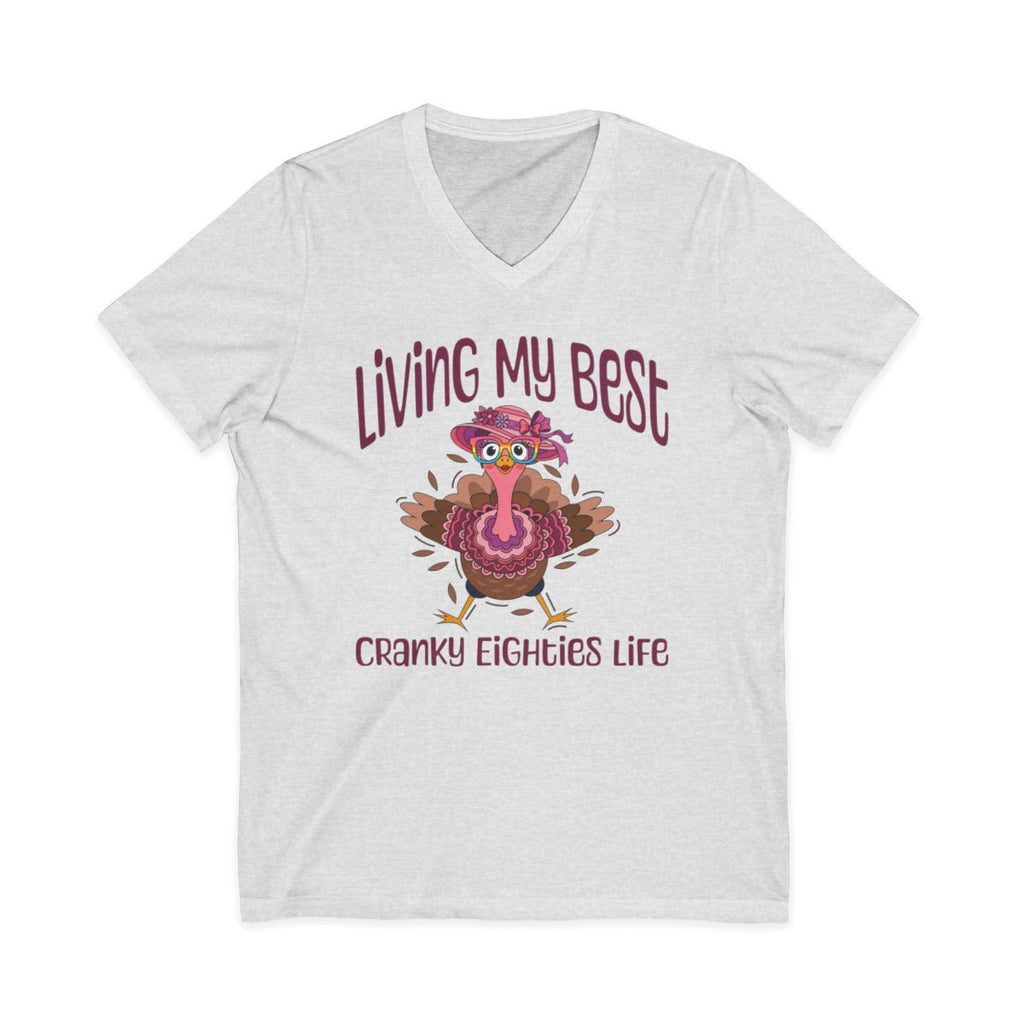 Best Eighties V-Neck T-Shirt