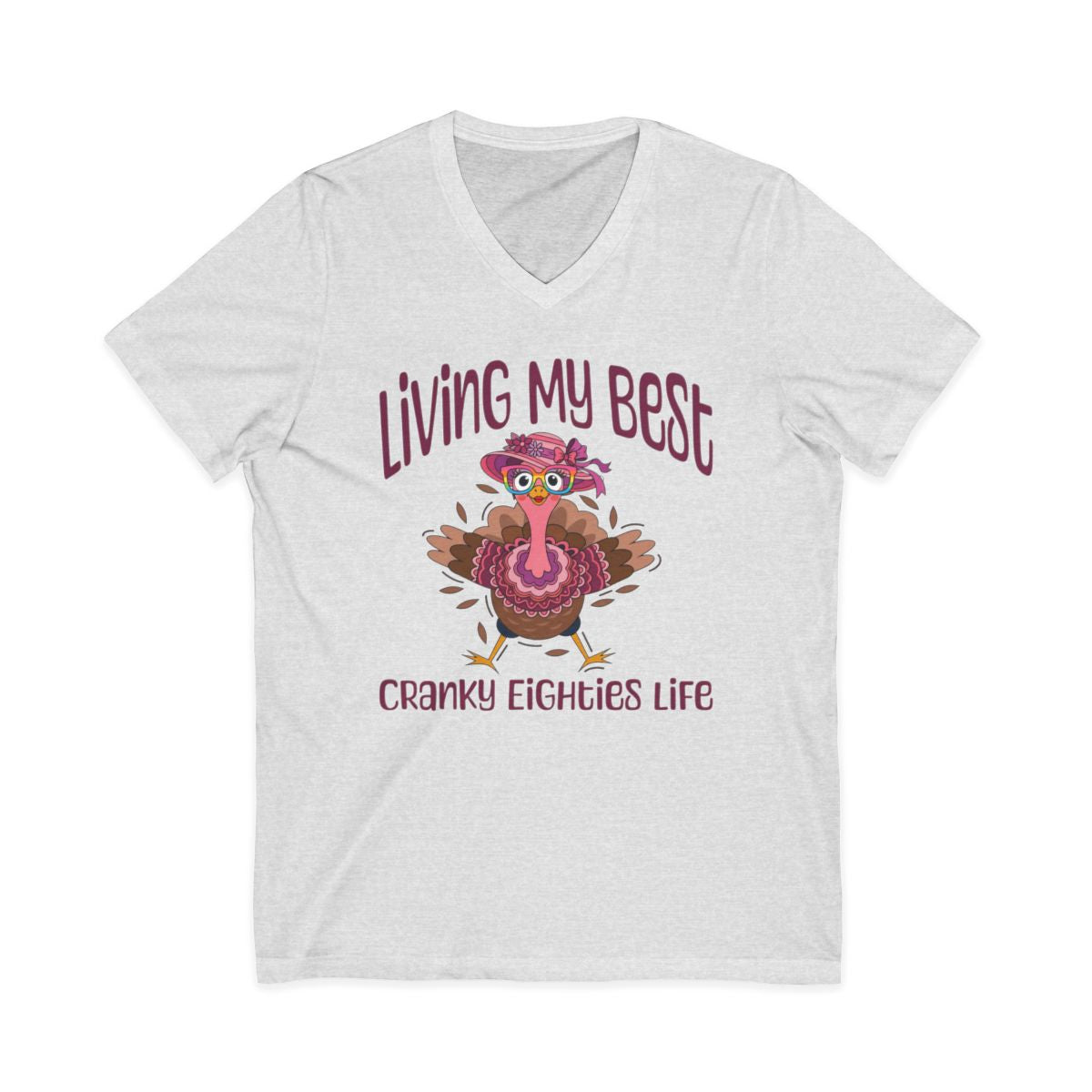 Best Eighties V-Neck T-Shirt